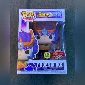 Funko Pop! Anime #810 Saint Seiya PHOENIX IKKI Glows in the Dark Special Edition